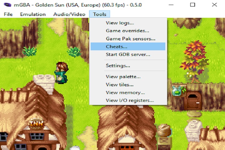 mGBA emulator screenshot